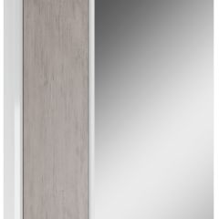 Шкаф-зеркало Uno 60 Дуб серый левый/правый Домино (DU1503HZ) в Урае - uray.mebel24.online | фото 2