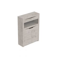 СОРЕНТО МС Гостиная (Дуб Бонифаций) в Урае - uray.mebel24.online | фото 2