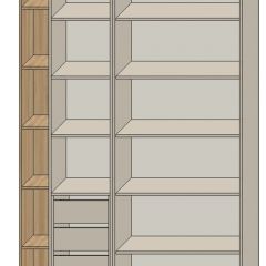 Спальня № 2 Серый камень - Дуб Галифакс табак (серии «ГЕСТИЯ») в Урае - uray.mebel24.online | фото 2