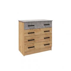 Спальня Асти Комод (Дуб крафт золотой) в Урае - uray.mebel24.online | фото
