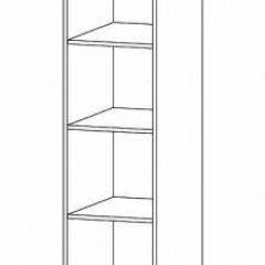 ГАММА Спальный гарнитур (модульный) дуб вотан в Урае - uray.mebel24.online | фото 6