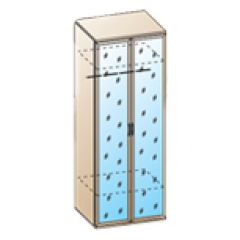 Спальня Карина композиция 1 (Гикори Джексон светлый) в Урае - uray.mebel24.online | фото 6