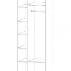 КОСТА-РИКА Шкаф 2-х створчатый (шимо темный/шимо светлый) в Урае - uray.mebel24.online | фото 2