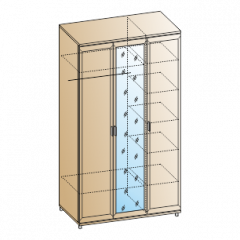 Спальня Мелисса композиция 3 (Гикори Джексон светлый) в Урае - uray.mebel24.online | фото 4