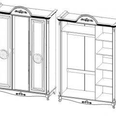 Спальный гарнитур Да Винчи (модульная) в Урае - uray.mebel24.online | фото 8
