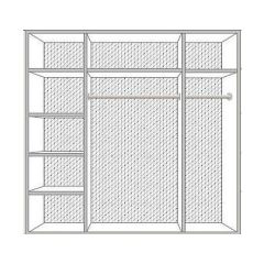 Спальный гарнитур Диана (модульная) в Урае - uray.mebel24.online | фото 5
