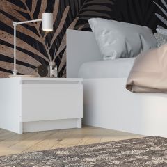 МОРИ Спальный гарнитур (белый) в Урае - uray.mebel24.online | фото 18