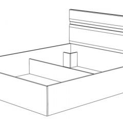 Спальный гарнитур Ненси (Венге/Белый глянец) в Урае - uray.mebel24.online | фото 3