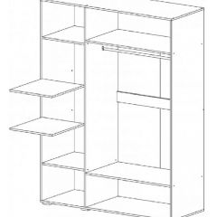 Спальный гарнитур Ненси (Венге/Белый глянец) в Урае - uray.mebel24.online | фото 17