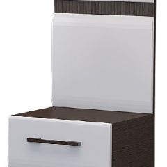 Спальный гарнитур Ненси (Венге/Белый глянец) в Урае - uray.mebel24.online | фото 7