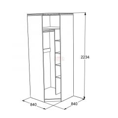 Спальный гарнитур Ольга-13 (модульный) в Урае - uray.mebel24.online | фото 33