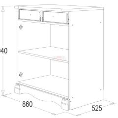 Спальный гарнитур Ольга-1Н (модульная) в Урае - uray.mebel24.online | фото 14