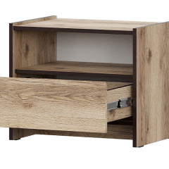 ПРАГА Спальный гарнитур Серия 3 (Дуб Делано/Дуб Венге) в Урае - uray.mebel24.online | фото 15