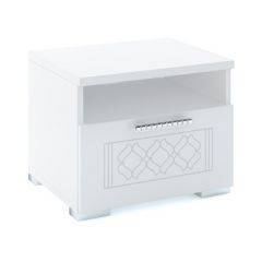 Спальный гарнитур Тиффани (БЕЛЫЙ ТЕКСТУРНЫЙ/БЕЛЫЙ) в Урае - uray.mebel24.online | фото 14