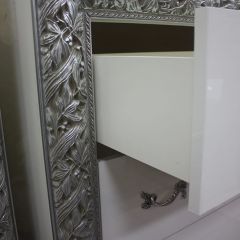 Спальный гарнитур Тиффани Premium черная/серебро в Урае - uray.mebel24.online | фото 5