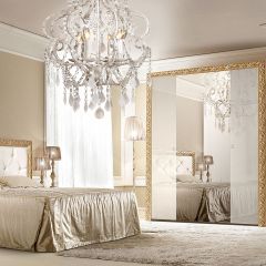 Спальный  гарнитур Тиффани Premium слоновая кость/золото в Урае - uray.mebel24.online | фото 2