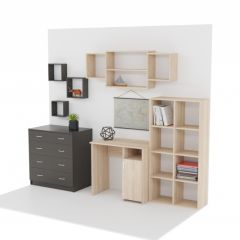 Стеллаж 8 секций (дуб сонома) в Урае - uray.mebel24.online | фото 5