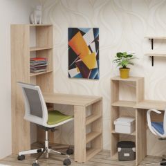 Стеллаж Элемент-1 (дуб сонома) в Урае - uray.mebel24.online | фото 5