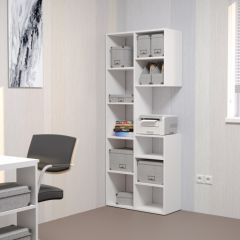 Стеллаж Элемент-2 (белый) в Урае - uray.mebel24.online | фото 3
