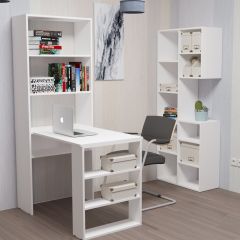 Стеллаж Элемент-2 (белый) в Урае - uray.mebel24.online | фото 4