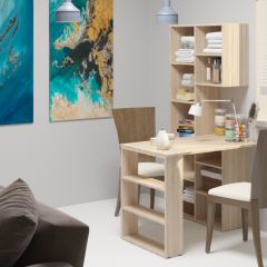 Стеллаж Элемент-2 (дуб сонома) в Урае - uray.mebel24.online | фото 4