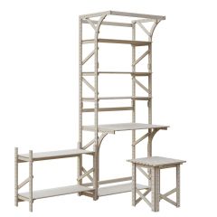 Стеллаж+стол Конструктор Арт.СRСт1-1 в Урае - uray.mebel24.online | фото 3