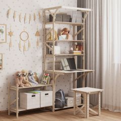 Стеллаж+стол Конструктор Арт.СRСт1-1 в Урае - uray.mebel24.online | фото 4