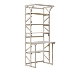 Стеллаж+стол со стойкой Конструктор Арт.СRСт2-1 в Урае - uray.mebel24.online | фото