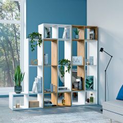 Стеллаж универсальный (ЛДСП белый) в Урае - uray.mebel24.online | фото 3
