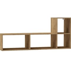 Стеллаж универсальный (ЛДСП дуб крафт золотой) в Урае - uray.mebel24.online | фото