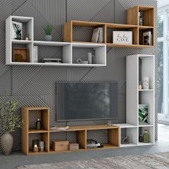 Стеллаж универсальный (ЛДСП ясень темный) в Урае - uray.mebel24.online | фото 2