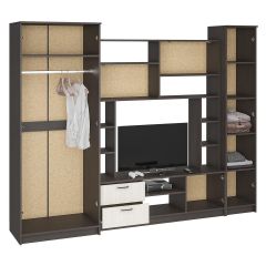 Стенка Марта 11 (Венге/Беленый дуб) в Урае - uray.mebel24.online | фото 4