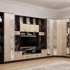 Стенка Сабина (модульная) венге/дуб белфорт в Урае - uray.mebel24.online | фото 3