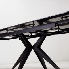 Стол FORIO 160 MATT BLACK MARBLE SOLID CERAMIC / BLACK, ®DISAUR в Урае - uray.mebel24.online | фото 6
