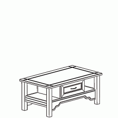 Стол журнальный №670 "Флоренция" Дуб оксфорд в Урае - uray.mebel24.online | фото 2