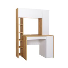 Стол компьютерный 12.71 Комфорт (Дуб Золотой CRAFT, Белая Аляска) в Урае - uray.mebel24.online | фото 2