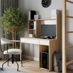 Стол письменный с надстройкой НКМ Эдем-1 в Урае - uray.mebel24.online | фото 4