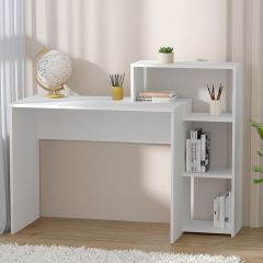 Стол с полкой (ЛДСП белый) в Урае - uray.mebel24.online | фото