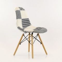 Стул Barneo N-12 Patchwork черно-белый в Урае - uray.mebel24.online | фото 2