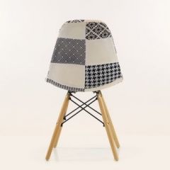 Стул Barneo N-12 Patchwork черно-белый в Урае - uray.mebel24.online | фото 3
