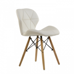 Стул Barneo N-42 Perfecto PU белый в Урае - uray.mebel24.online | фото 1