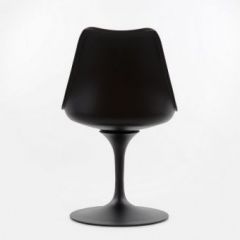 Стул Barneo N-8 Tulip style черный с черной подушкой в Урае - uray.mebel24.online | фото 3