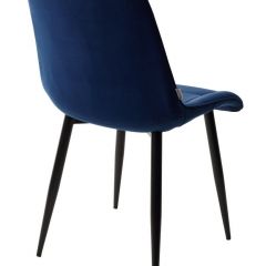 Стул CHIC BLUVEL-86 NAVY BLUE / черный каркас М-City в Урае - uray.mebel24.online | фото 3