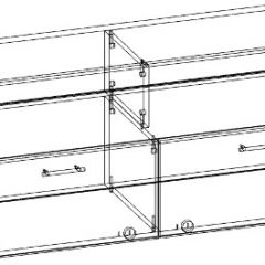 СОНАТА ТМС-1200 Тумба малая (Дуб сонома/Белый глянец) в Урае - uray.mebel24.online | фото 2