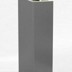 Угловое соединение для цоколя 135 гр. h100 мм (Алюминий, Белый, Черный, Сонома) в Урае - uray.mebel24.online | фото