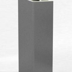 Угловое соединение для цоколя 135 гр. h150 мм (Алюминий, Белый, Черный, Сономаый) в Урае - uray.mebel24.online | фото 1