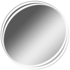 Зеркало Берг 700х700 с подсветкой Домино (GL7055Z) в Урае - uray.mebel24.online | фото