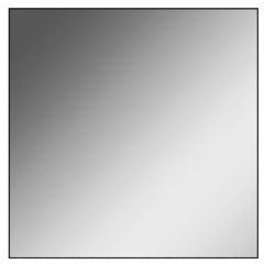 Зеркало Corsica 500х500 black без подсветки Sansa (SB1063Z) в Урае - uray.mebel24.online | фото 1