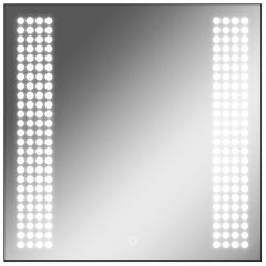 Зеркало Cosmo 70 black с подсветкой Sansa (SC1049Z) в Урае - uray.mebel24.online | фото 1