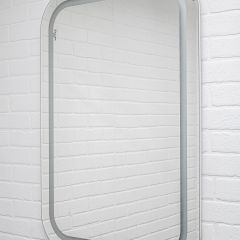 Зеркало Elis 100 white с подсветкой Sansa (SEe1045Z) в Урае - uray.mebel24.online | фото 2
